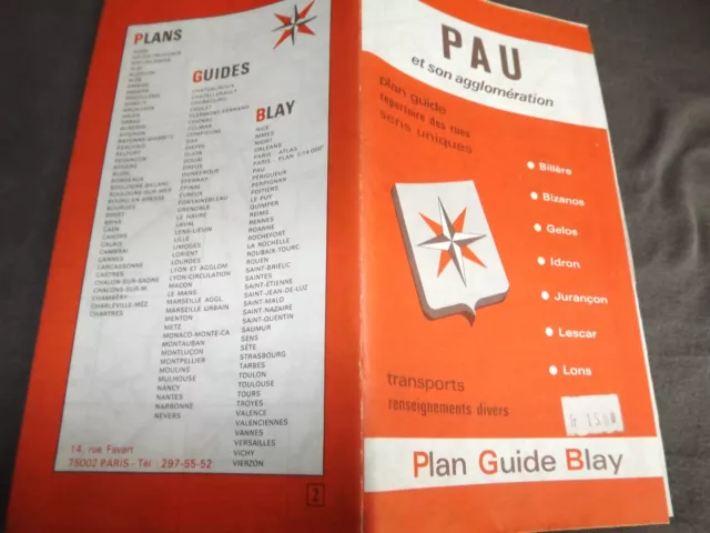 Plan guide Blay Pau 1984