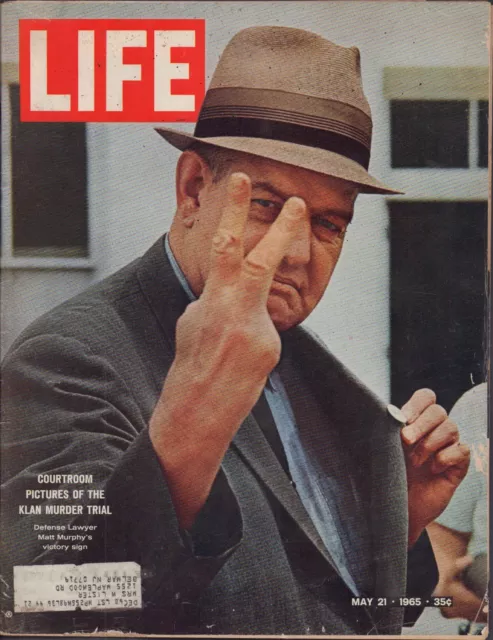 LIFE May 21,1965 Lawyer Matt Murphy / Flip-Top Plane / Ku Klux Klan on Trial