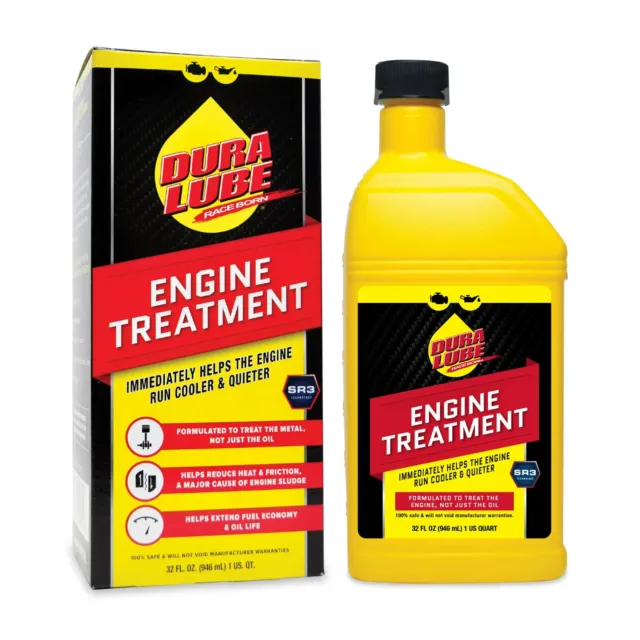Dura Lube Engine Treatment 32 oz helps engines run cooler and quieter, extends
