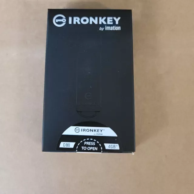 4GB Kingston Ironkey D80 Encrypted USB 2.0 Flash Drive - New