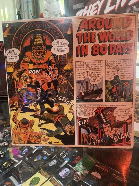 AROUND THE WORLD IN 80 DAYS Jules Verne Sound & Story Wonderland SEALED!