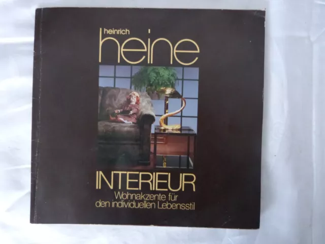 Auflösung:Fundzustand-Original alter Heine-Versandkatalog--Interieur-Vintage-