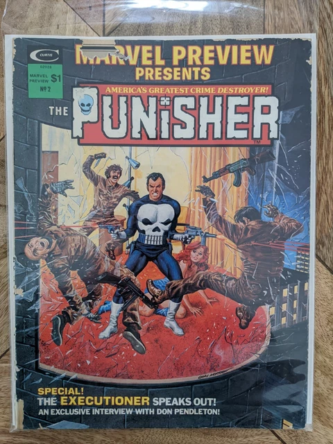 Marvel Preview Presents 2 (1974) The 1st Origin of Punisher by Conway & Chaykin