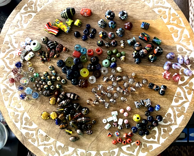 Ancient Antique Vintage Glass Bead Mega Lot Roman Venetian Chinese Lampwork