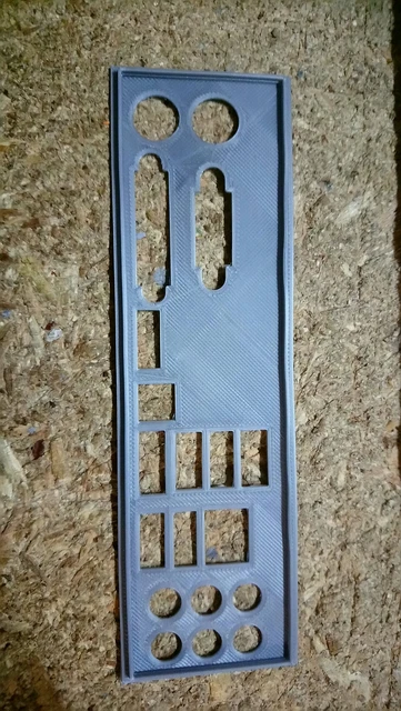 Plaque Arrière I/O Shield Pour Carte Mère ASUS P4P800 SE - Impression PLA - Occasion