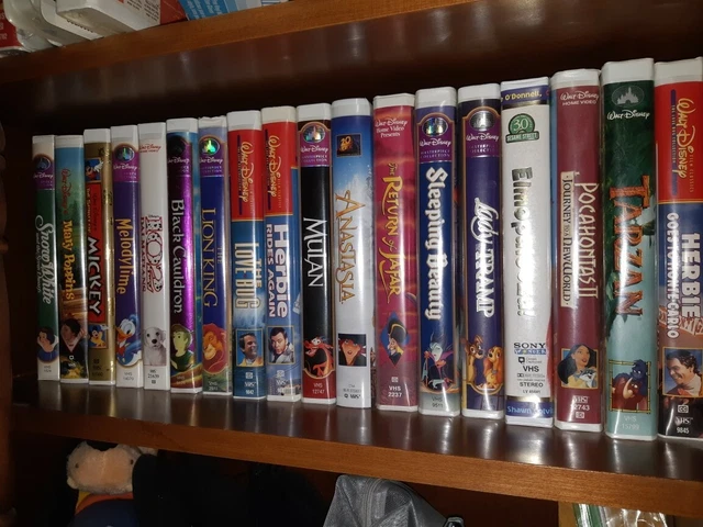 Rare Vice Collection RARE DISNEY VHS Classic Movies BLACK DIAMOND MASTERPIECE COLLECTION ...