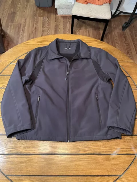 CALVIN KLEIN WATER Resistant Shell Wind Protection Jacket Black Men s Sz XXL 38.50 PicClick
