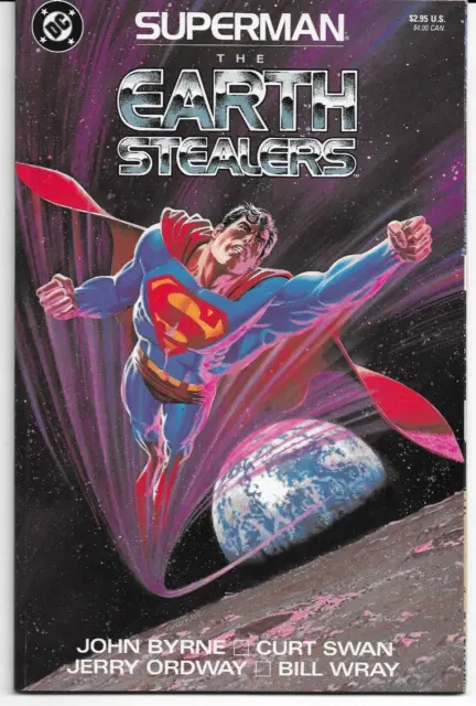 SUPERMAN: The Earth Stealers (1988) First EDITION TRADE PAPERBACK