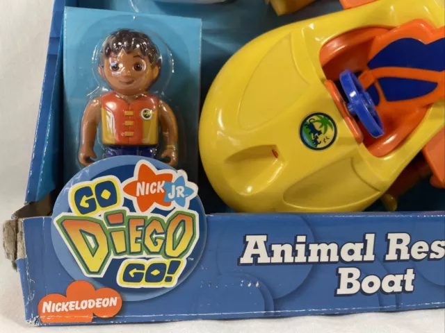 Vintage 2006 Go Diego Go Animal Rescue Boat Fisher-Price NickJr SEALED BRAND NEW 3