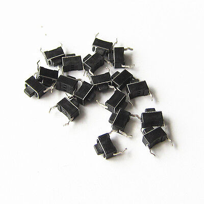 30pcs NEW Momentary Tactile Tact Touch Push Button Switch DIP Mount 3x6x5mm T