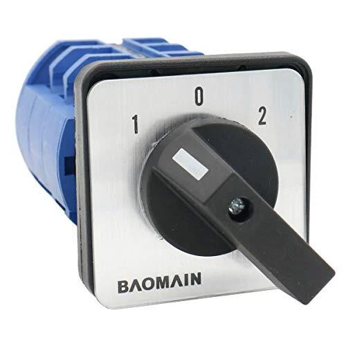 Universal Rotary Changeover Switch SZW26-63/D303.3 660V 63A 3 Position 3 Phase