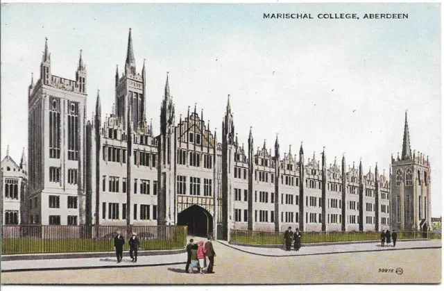 Excellent Rare Old Postcard - Marischal College - Aberdeen C.1923