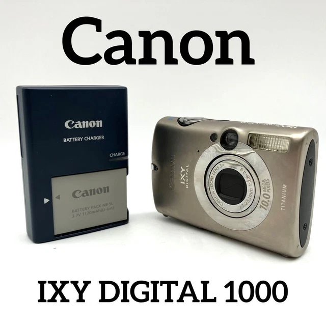 CANON IXY DIGITAL 1000 Compact Digital Camera Tested Working