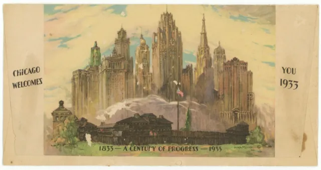 USA Chicago 1933 Century of Progress World's Fair Exhibition Cover