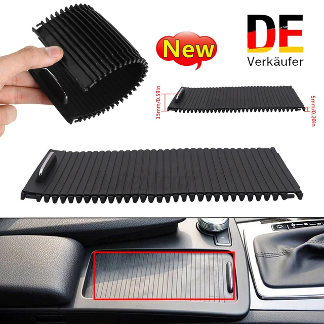 Console rolgordijn voor Mercedes W204 W212 middenafdekking