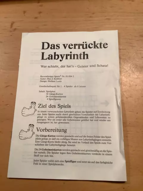 Das verrückte Labyrinth, Ravensburger 3