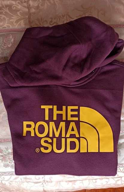 Felpa THE ROMA SUD asroma Curva Sud - the north face - cappuccio e tasche