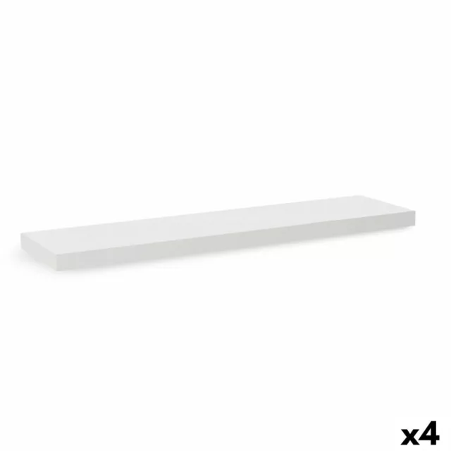 Regale Confortime Holz MDF Weiß 23,5 x 80 x 3,8 cm [4 Stück]