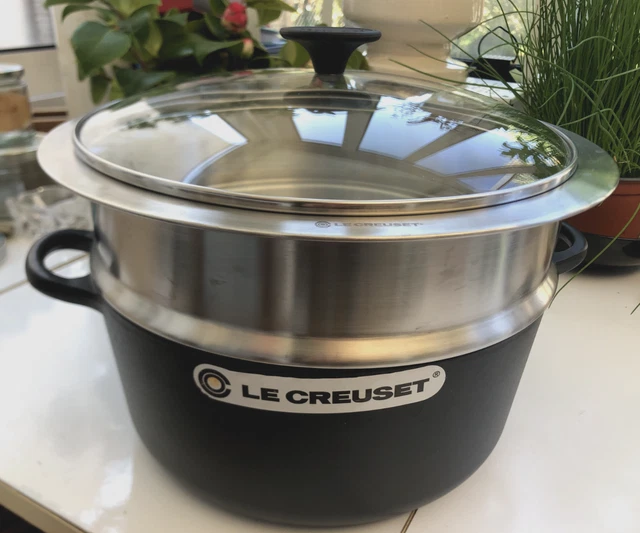 LE CREUSET MARMITE du Pecheur en Fonte 35cm - Tres rare EUR 79,00 - FR