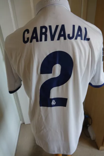 ** Camiseta Carvajal ** Real Madrid Home Ucl 2016-17 Nueva Con Etiquetas Talla Grande