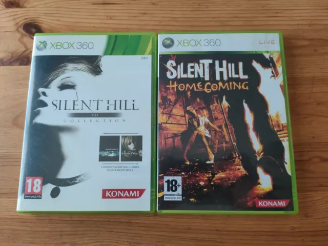Lot De Deux Jeux Silent Hill, HD Collection Et Homecoming Complets Pour Xbox 360