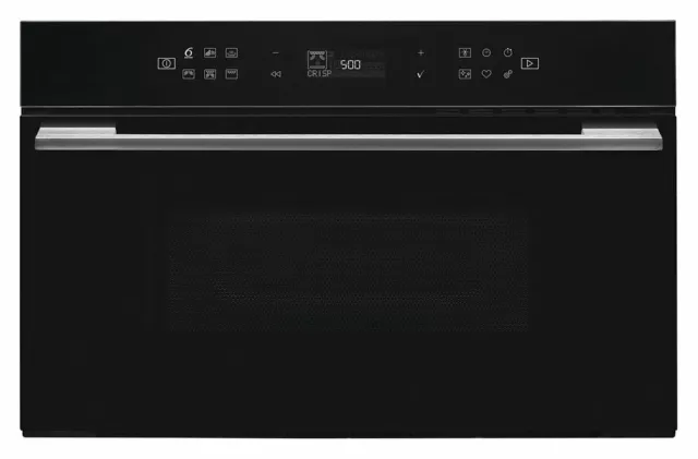 Whirlpool W7 MD440 Nb Four Encastré Avec Gril 6SENSO Verre Noir
