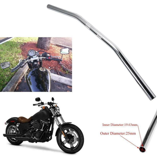 1" Drag Bar Chrome Handlebar For Honda VT Shadow Ace Spirit Classic 500 700 750