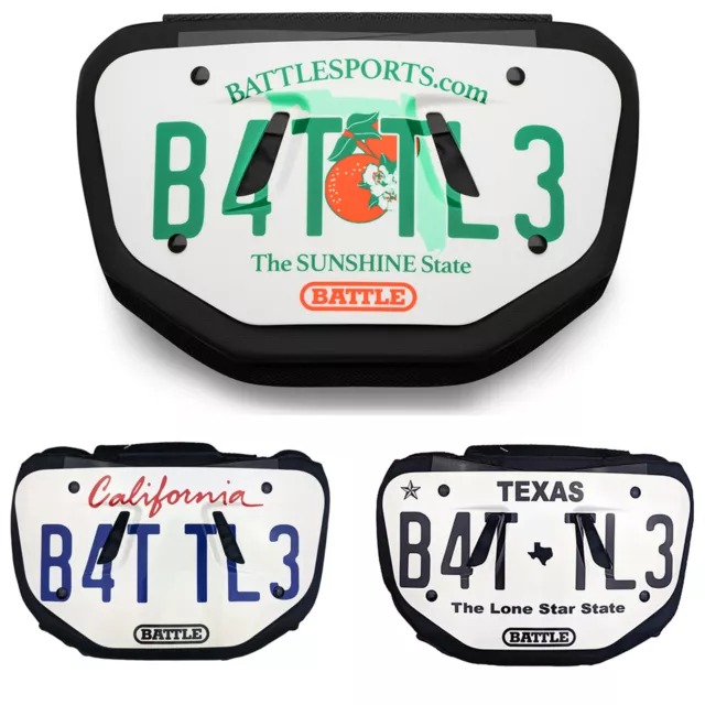 Battle Sports Adult License Plate Protective Football Back Plate