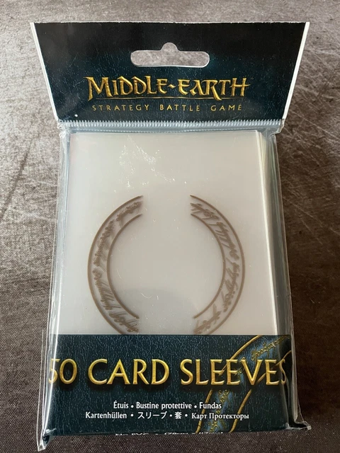 GAMES WORKSHOP MIDDLE Earth Lord of the Rings Card Sleeves New Cards BNIB  Sealed 34.95 - PicClick UK