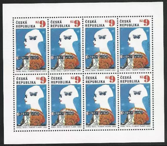 Tschechische Republik aus 2003 ** postfrisch Kleinbogen MiNr.354 - Kunst!
