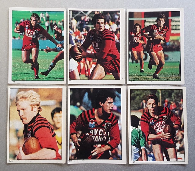 1984 RUGBY League Sticker #146 Phil Ritchie, North Sydney