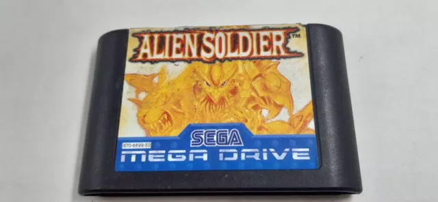 Jeu Sega Megadrive Mega Drive Alien Soldier Loose