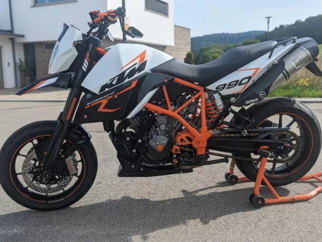 KTM SMR 990 Supermoto Sumo Motorrad Carbon Leo Vince Powerparts Ergo Sitzbank 2