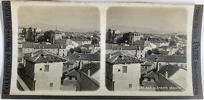 Spain, Segovia (Segovia), General View to San Clemente, Vintage Silver Print