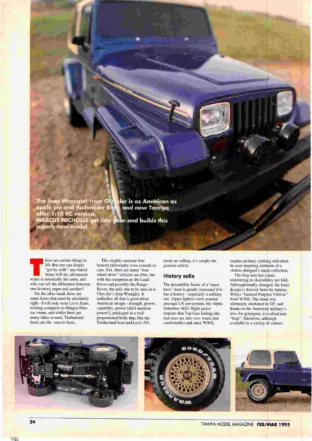 Ppot46 Model Kit Review ; Tamiya 1:10 Scale Rc Jeep Wrangler