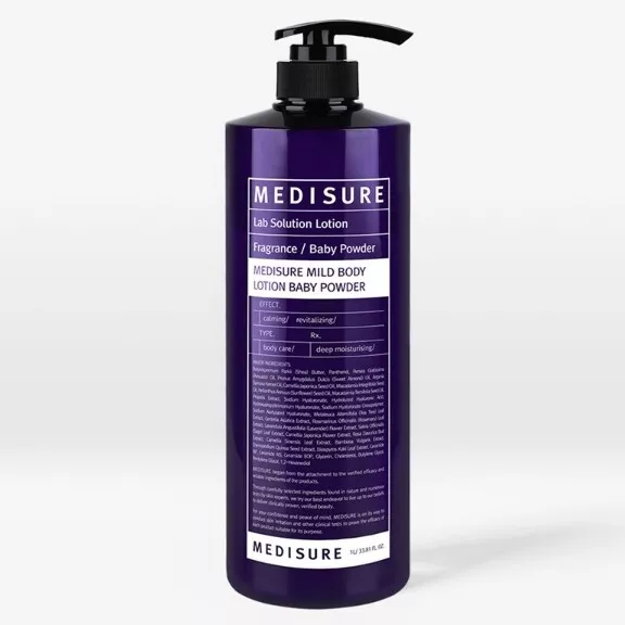 MEDISURE Mild Body Lotion 1000ml #Baby Powder Moisturizing Lotion K-Beauty NEW