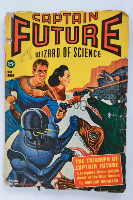 Captain Future 1940 vol.2 no.1 Fall 1940 Pulp Sci-Fi