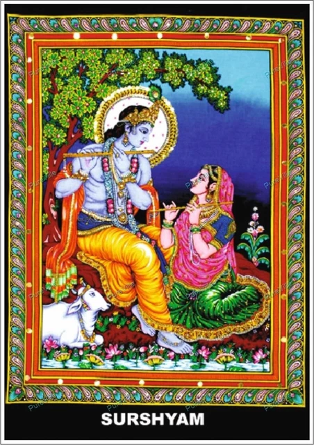 Tenture Murale Lord Ganesha - Tapisserie Coton 100% - 102x72 Cm - Style Hippie Indien