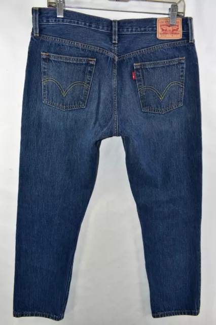 Levi's 501 CT Customized Tapered Jeans Womens Size 29x32 Blue Meas. 32x27