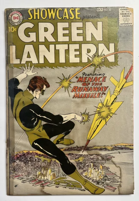 SHOWCASE #22 1st Hal Jordan Green Lantern!!! Silver Age KEY!!! October 1959!!!