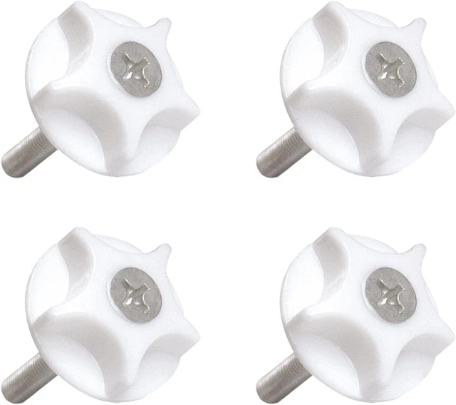 POHOVE 4 piezas Fijaciones de cabecera Pernos M8 Fijaciones de cabecera Tornillos pesados