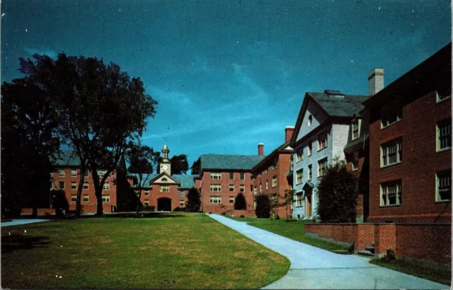 New Quadrangle Brown University Providence RI Rhode Island Postcard UNP VTG