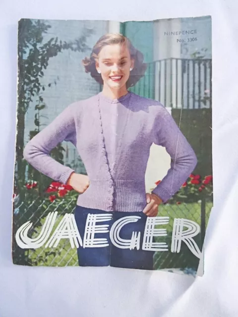Ladies Jacket / Cardigan, 32-38 Bust, Aran, 70s Knitting Pattern, Li – My  Vintage Pattern Shop