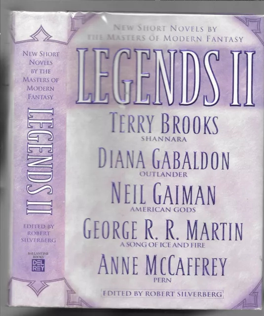 LEGENDS II ed Robert Silverberg 5 SIGNED Gaiman GRRM Brooks HOBB Gabaldon 1st ED LEGENDS II ed Robert Silverberg 5 SIGNED Gaiman GRRM Brooks HOBB Gabaldon 1st ED