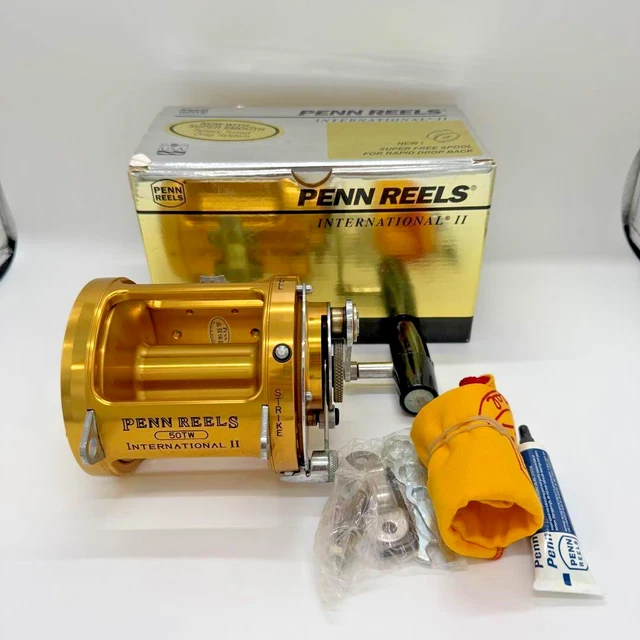 PENN REELS INTERNATIONAL II 50TW Lever Drag Fishing Reel Big