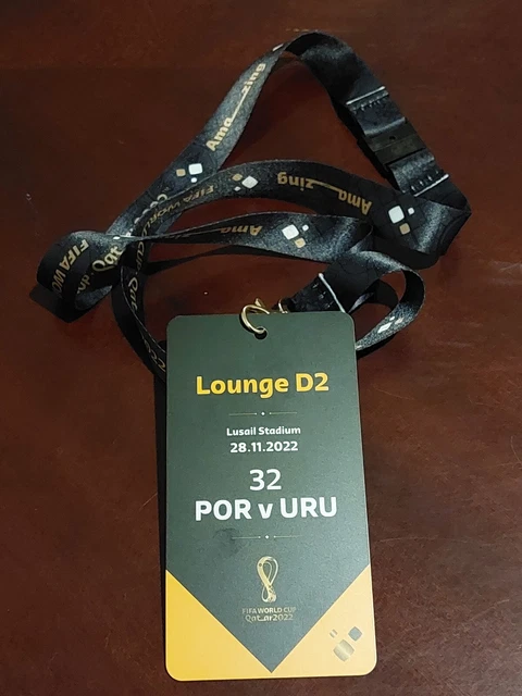USED VIP TICKET FIFA World Cup 2022 Qatar #32 Portugal vs Uruguay ...