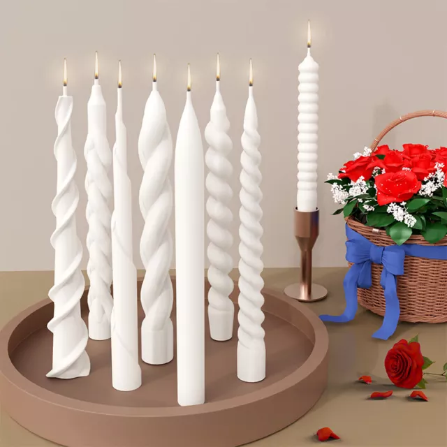 Long Pole Candle Molds Silicone Pillar Candle Making DIY Candle Mould Supplies