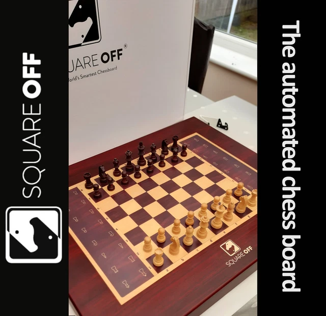 SQUARE OFF GRAND Kingdom Chess Set - AI Electric Chessboard game £399. ...