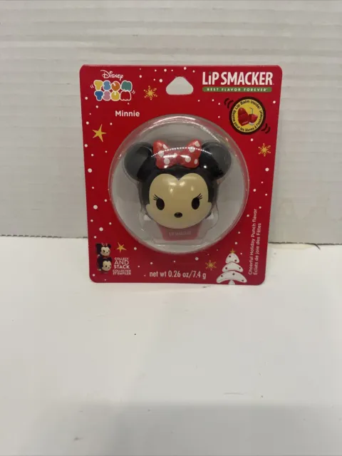 Disney Lip Smacker Holiday Tsum Tsum Minnie Mouse Punch Flavor Lip Balm .26 oz