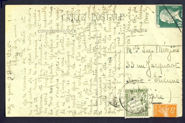 cpa written in 1925 METZ (Moselle) PROVISIONAL MONUMENT "Au Poilu" Military 2